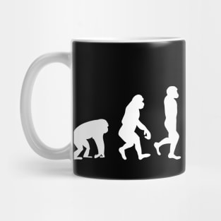 Evolution of Handball Girl - Funny Handball gift Mug